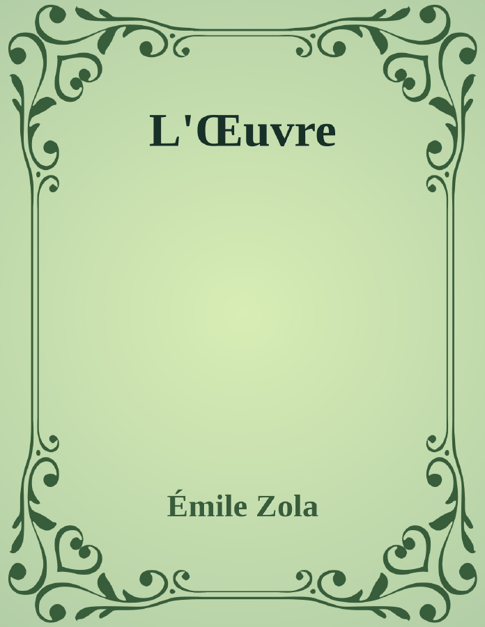 Couverture de L'Œuvre