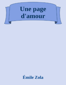 Couverture de Une page d'amour