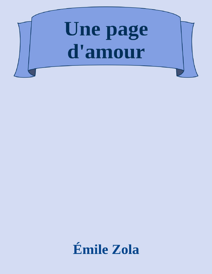 Couverture de Une page d'amour