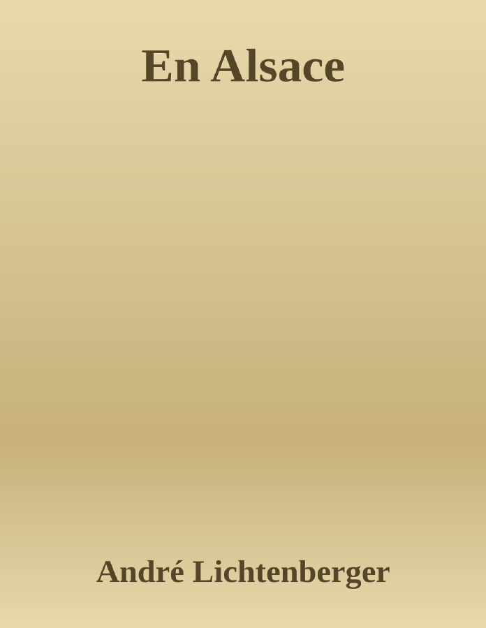 Couverture de En Alsace