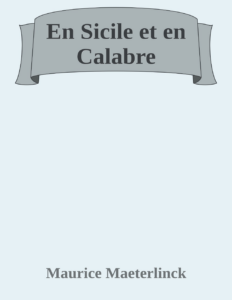 Couverture de En Sicile et en Calabre