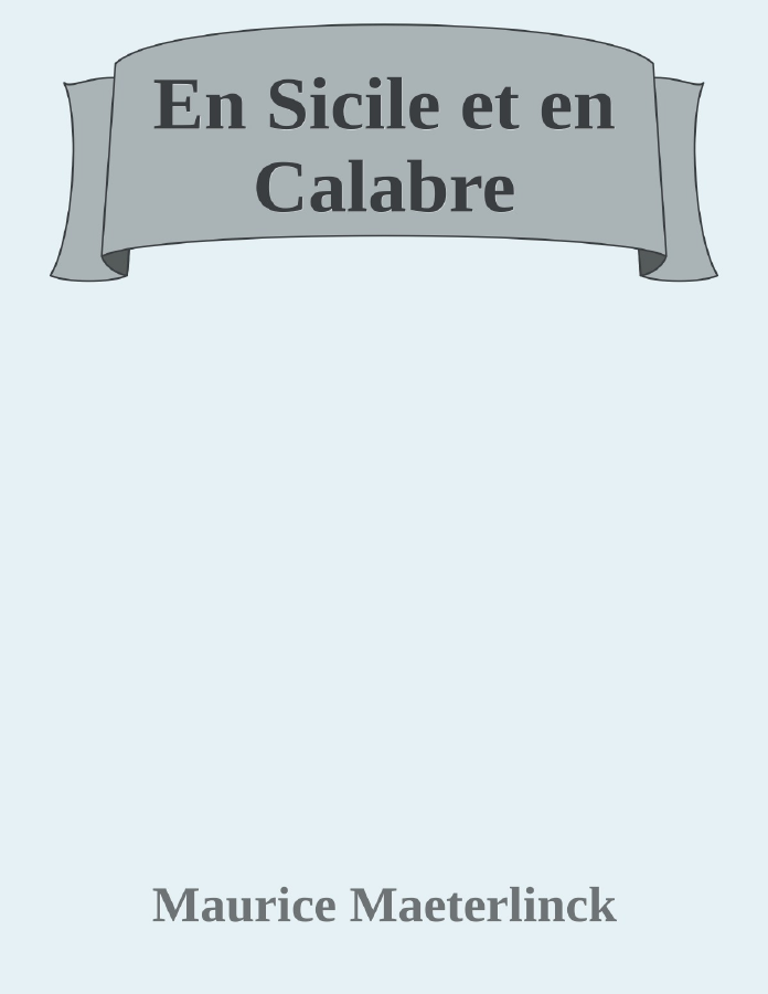 Couverture de En Sicile et en Calabre