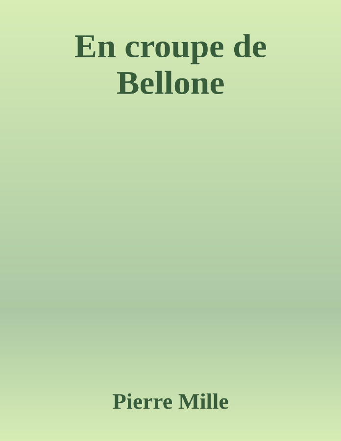 Couverture de En croupe de Bellone