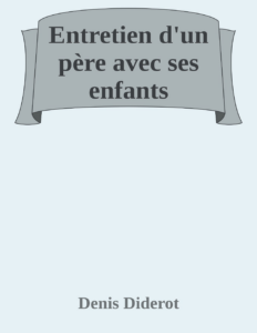 Couverture de Entretien d'un père avec ses enfants