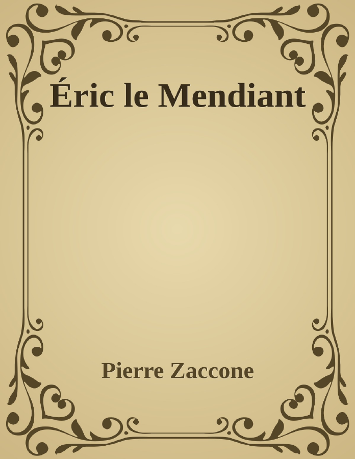 Couverture de Éric le Mendiant