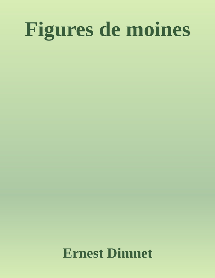 Couverture de Figures de moines