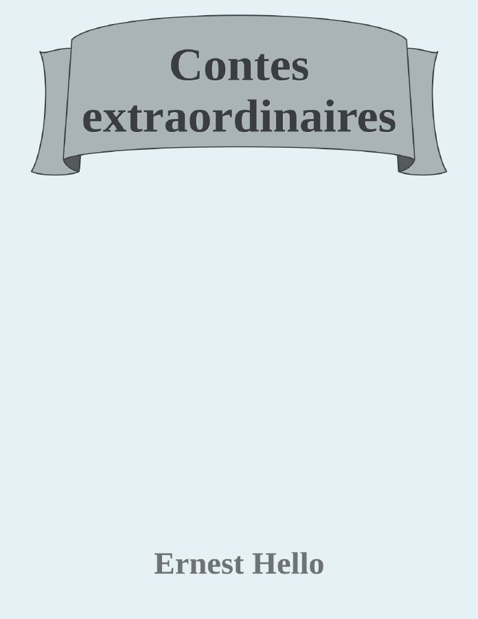 Couverture de Contes extraordinaires