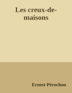 Couverture de Les creux-de-maisons