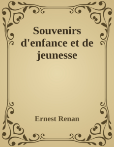Couverture de Souvenirs d'enfance et de jeunesse