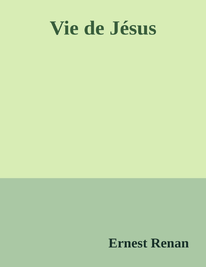 Couverture de Vie de Jésus