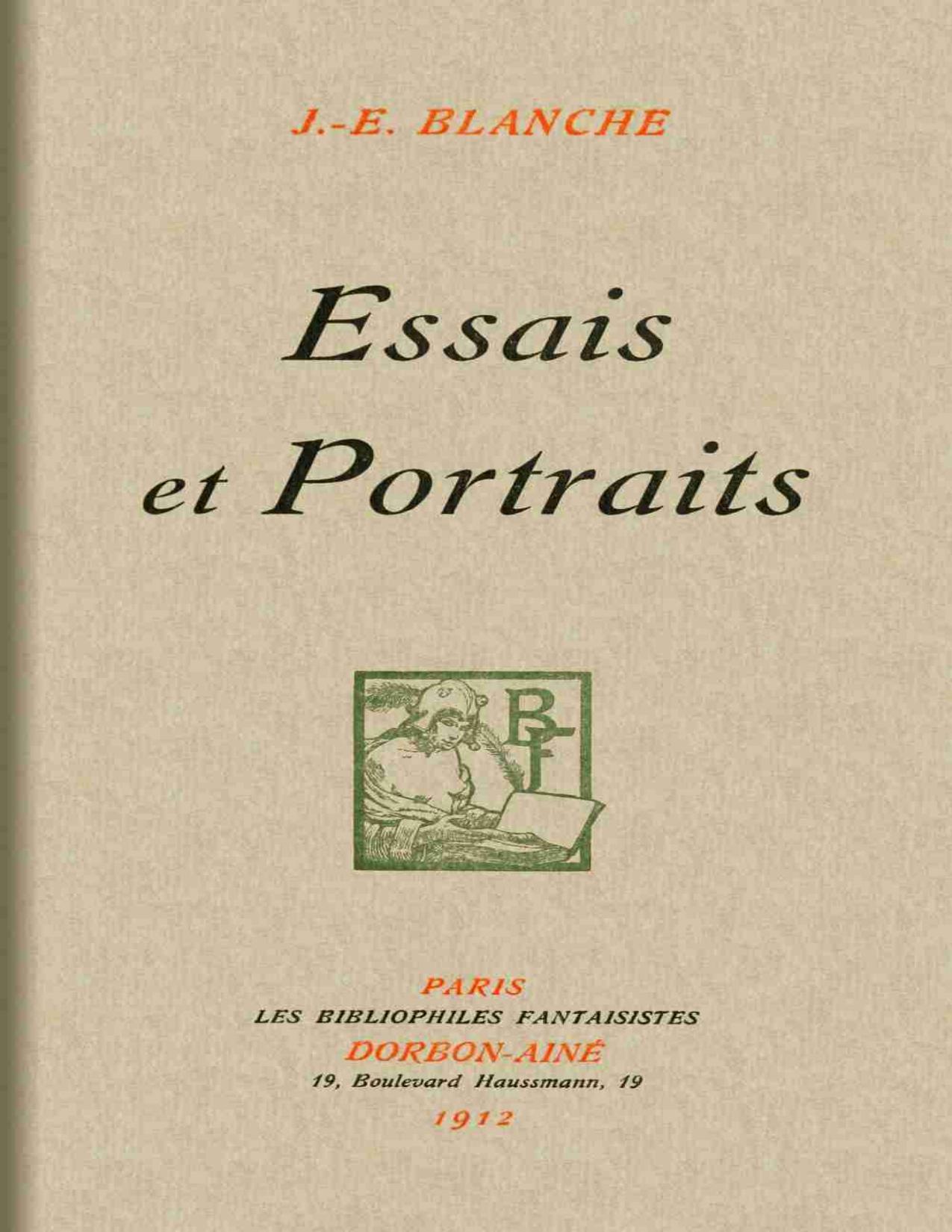 Essais Et Portraits
