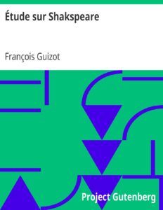 Etude Sur Shakspeare