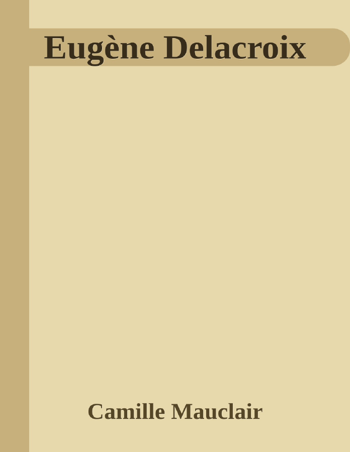 Couverture de Eugène Delacroix