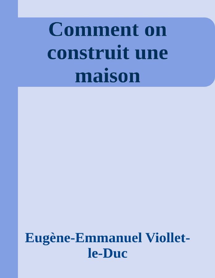Couverture de Comment on construit une maison