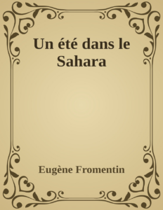 Couverture de Un été dans le Sahara