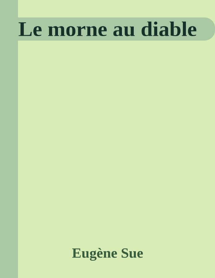 Couverture de Le morne au diable