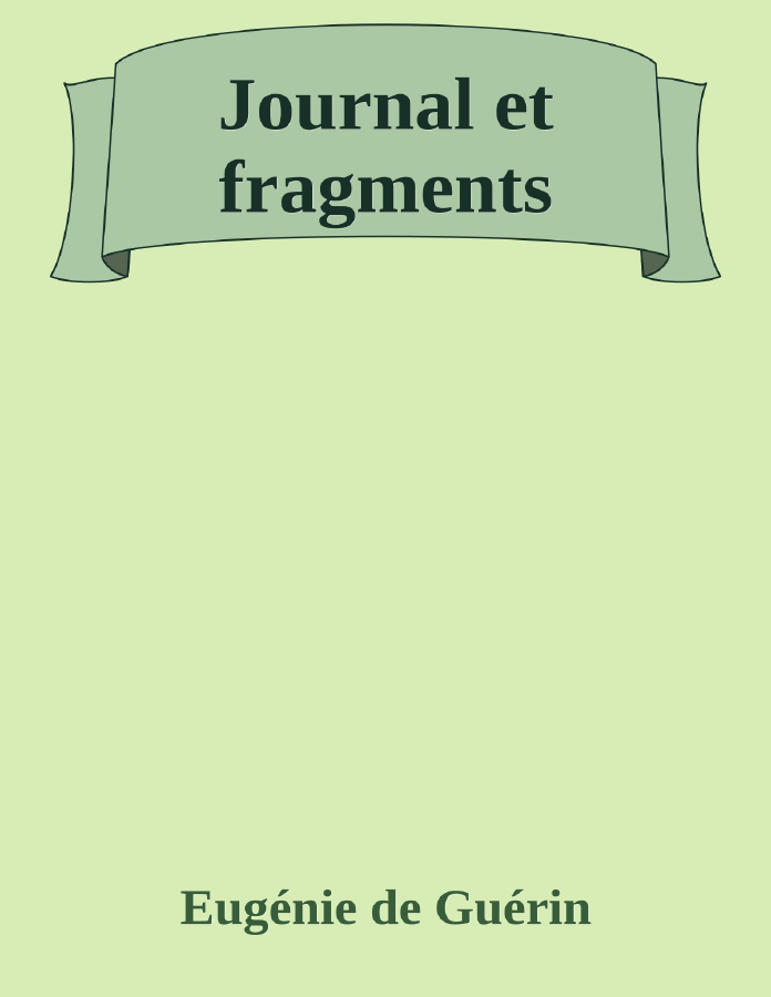 Couverture de Journal et fragments