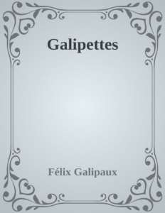 Couverture de Galipettes