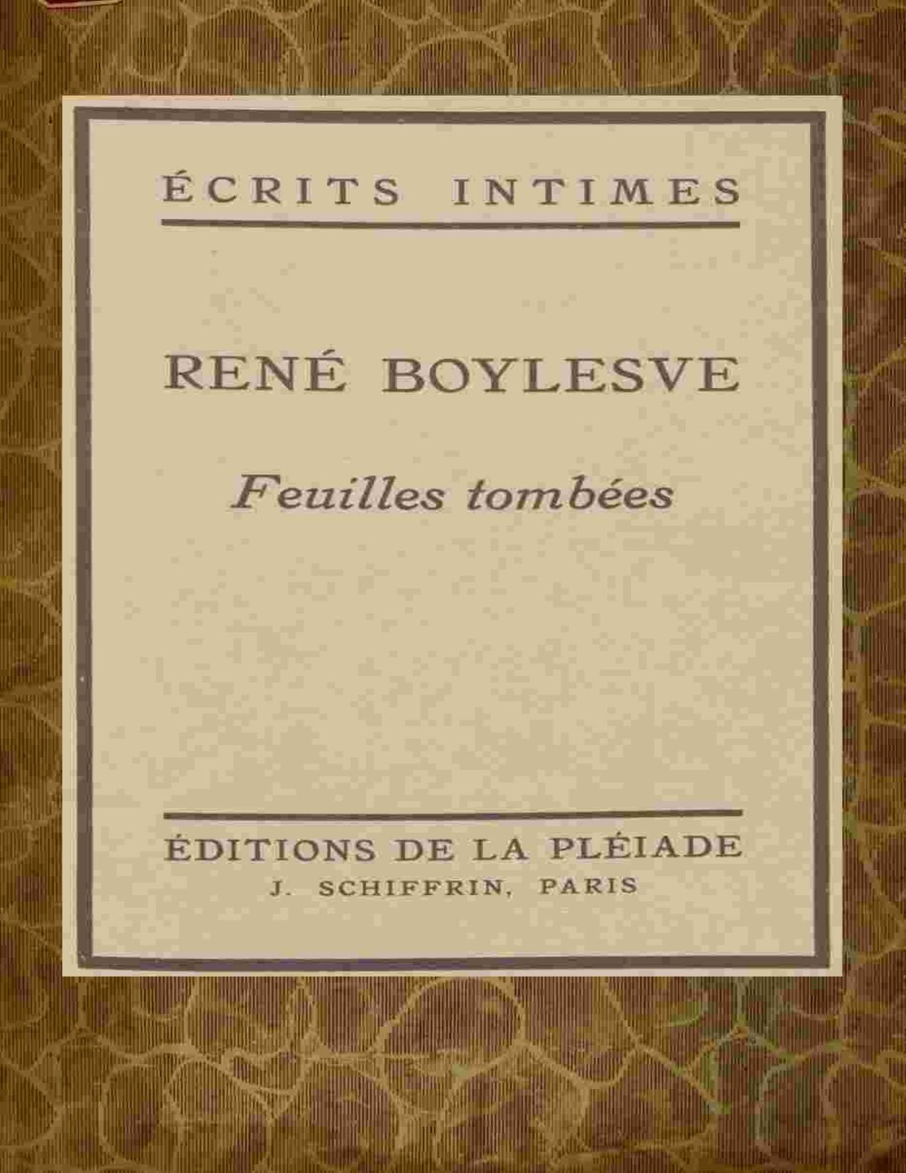 Feuilles Tombees