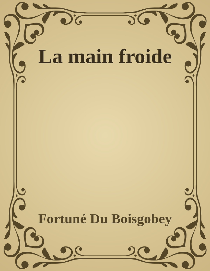 Couverture de La main froide