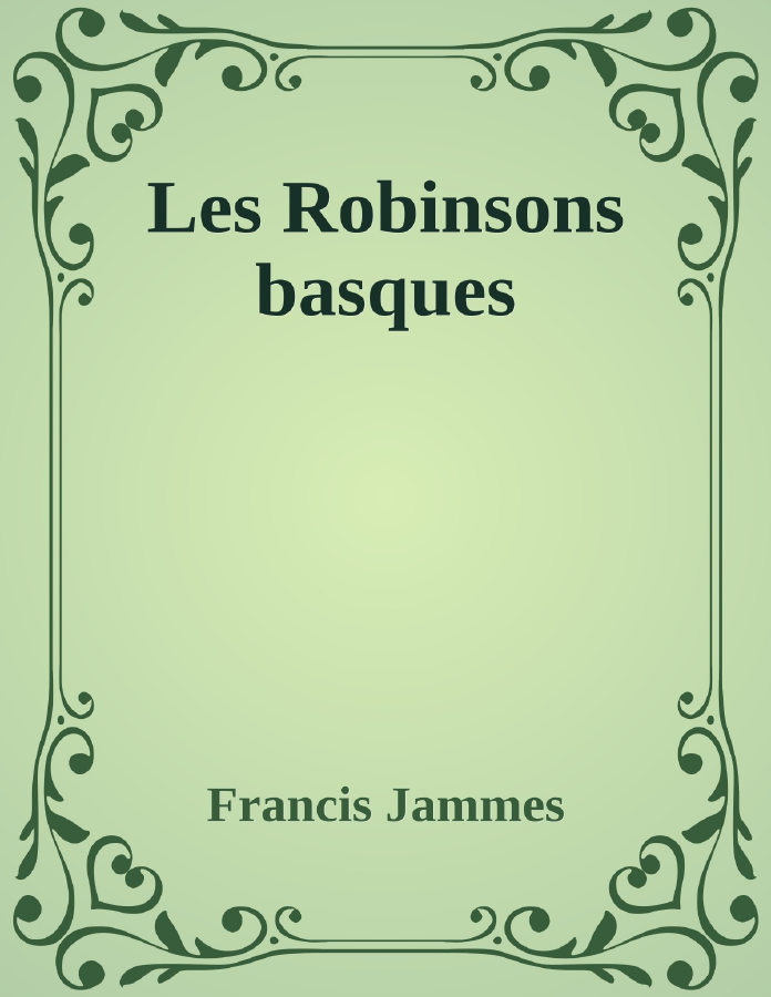 Couverture de Les Robinsons basques