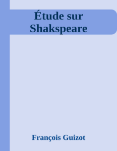 Couverture de Étude sur Shakspeare