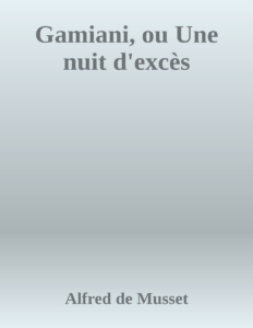 Couverture de Gamiani, ou Une nuit d'excès