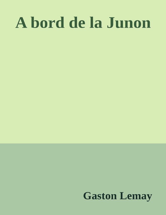 Couverture de A bord de la Junon