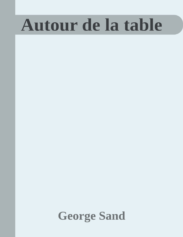 Couverture de Autour de la table