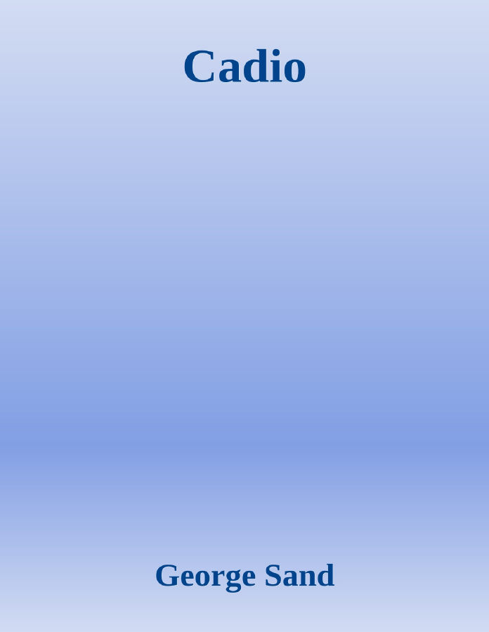 Couverture de Cadio