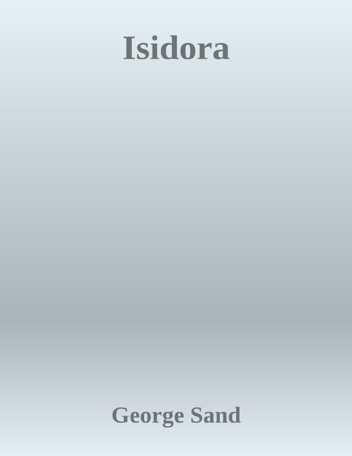 Couverture de Isidora