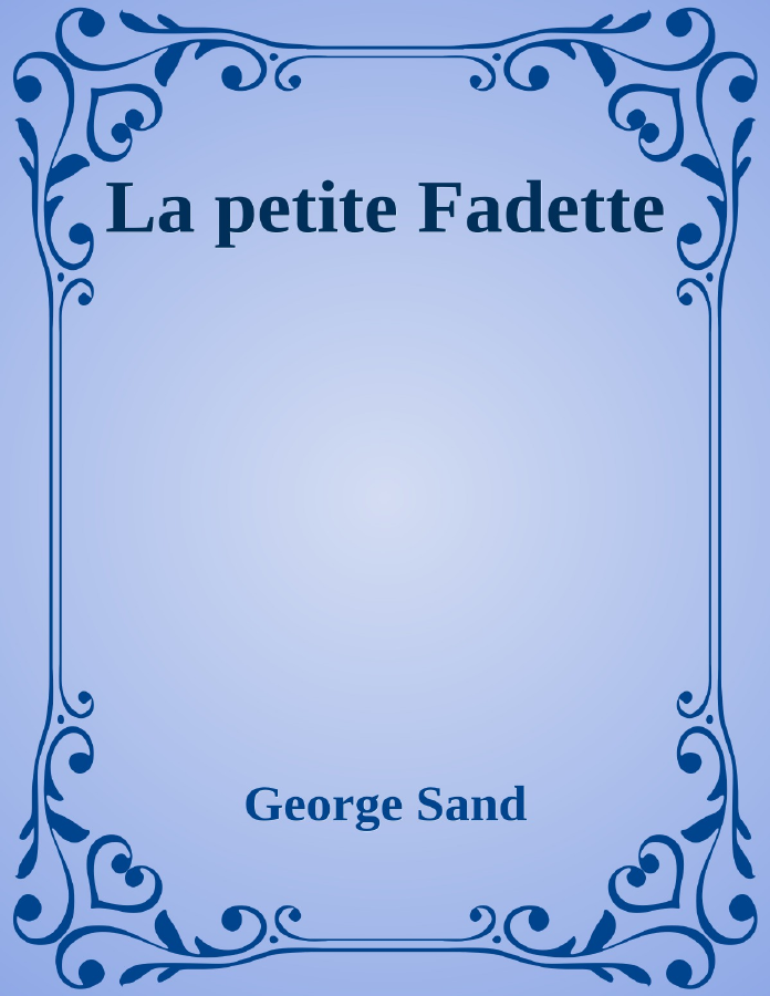 Couverture de La petite Fadette