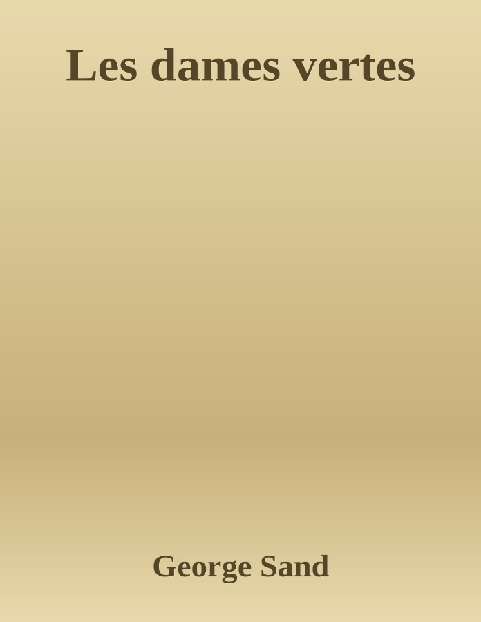 Couverture de Les dames vertes