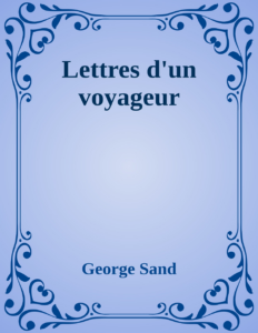 Couverture de Lettres d'un voyageur