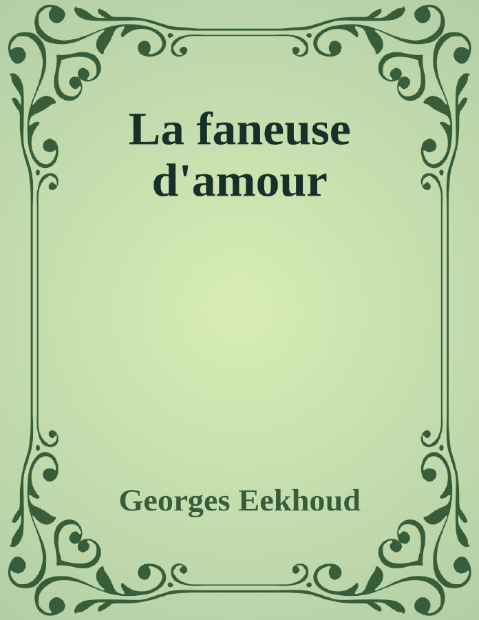 Couverture de La faneuse d'amour