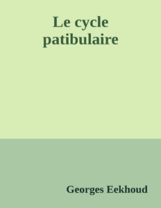 Couverture de Le cycle patibulaire