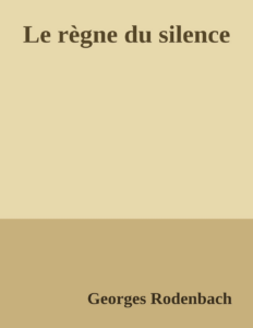 Couverture de Le règne du silence