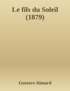 Couverture de Le fils du Soleil (1879)
