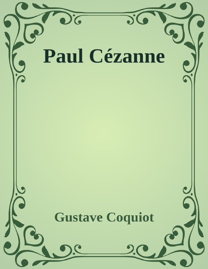 Couverture de Paul Cézanne