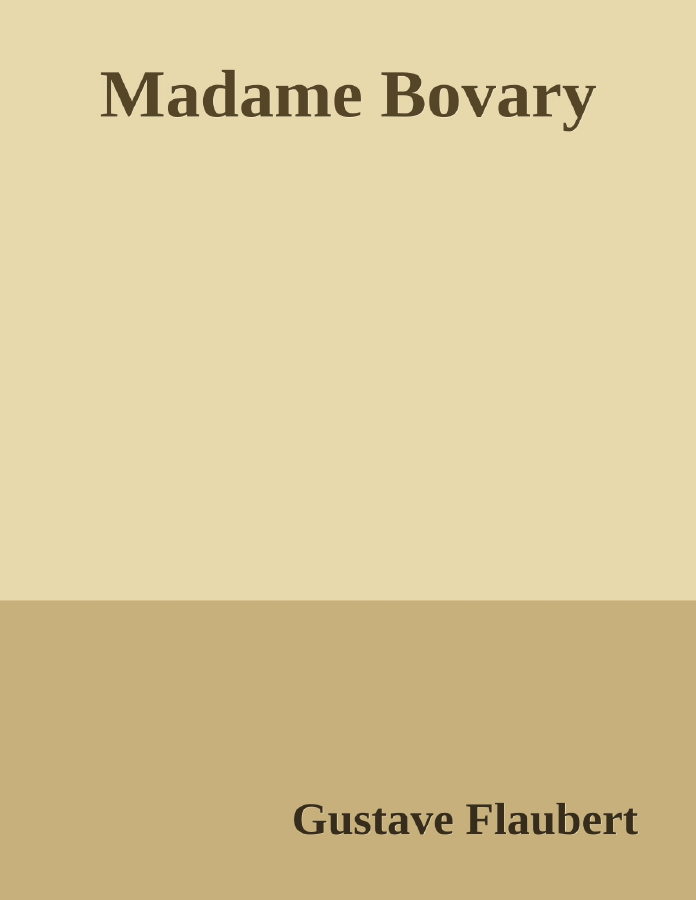Couverture de Madame Bovary