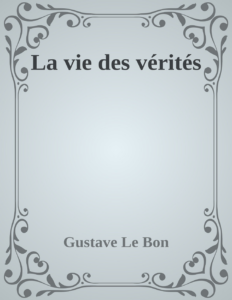 Couverture de La vie des vérités