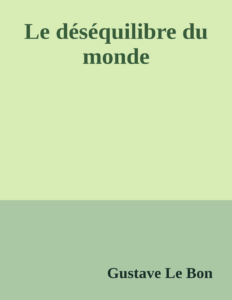 Couverture de Le déséquilibre du monde