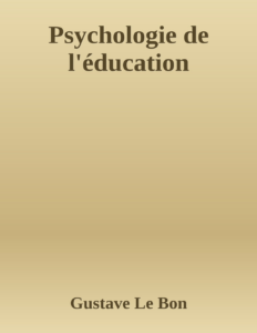 Couverture de Psychologie de l'éducation