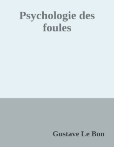 Couverture de Psychologie des foules
