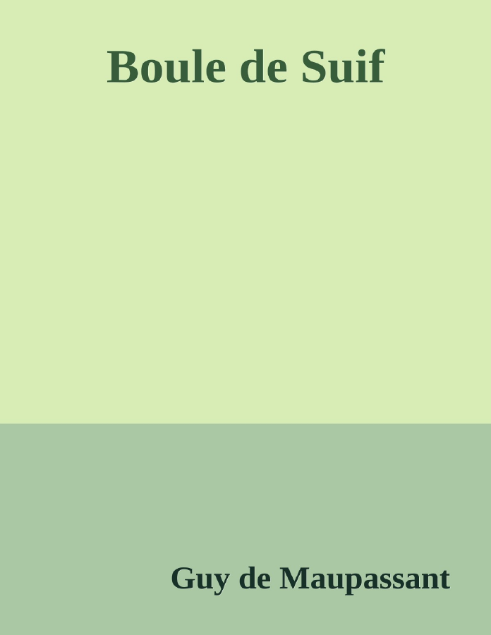 Couverture de Boule de Suif