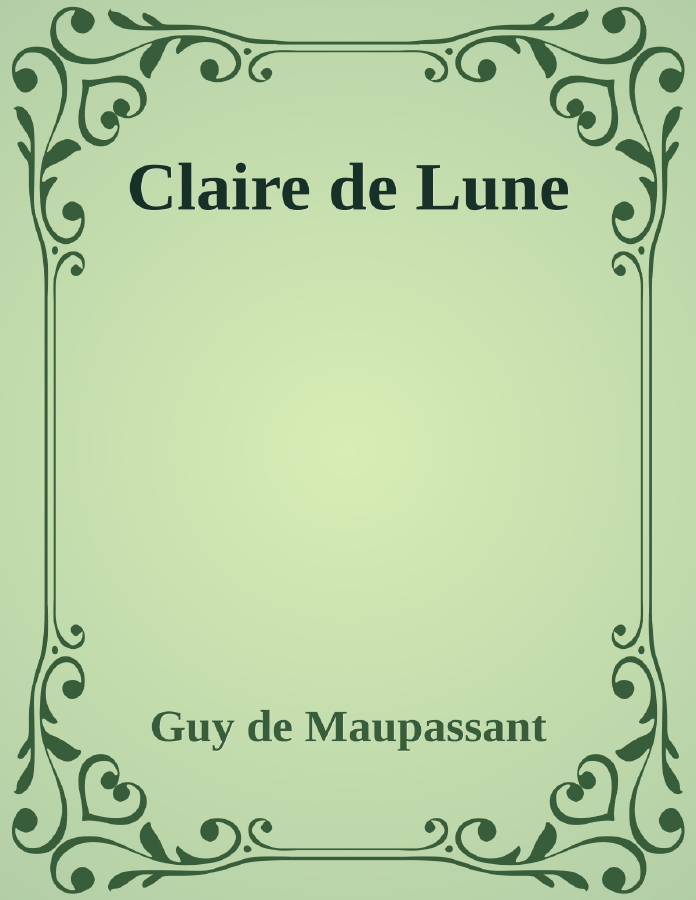Couverture de Claire de Lune