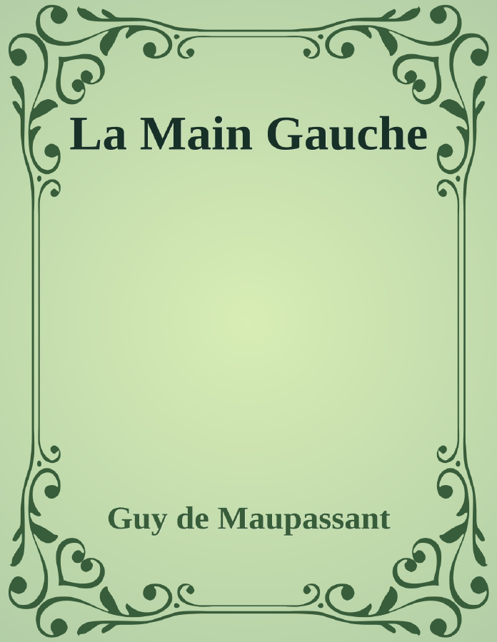 Couverture de La Main Gauche