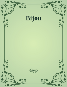 Couverture de Bijou