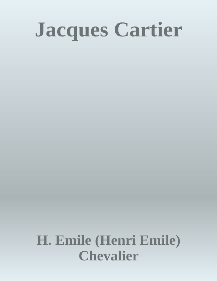 Couverture de Jacques Cartier