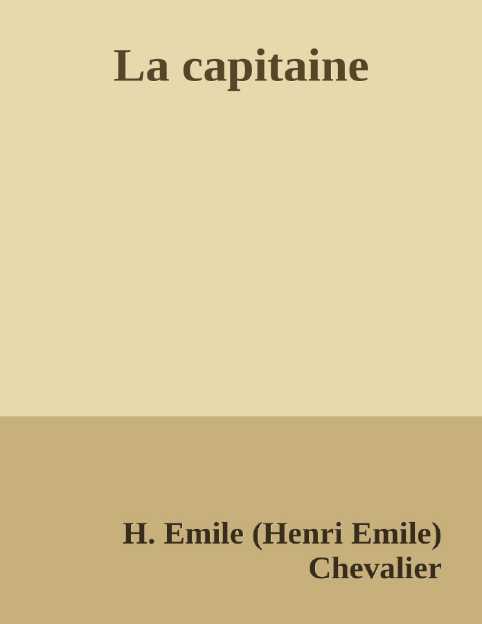 Couverture de La capitaine